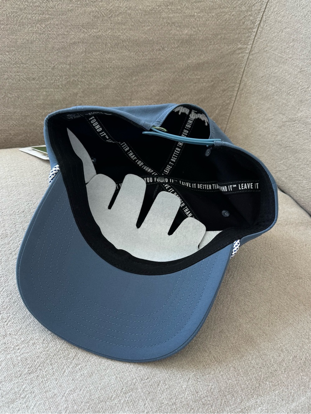 Parks Project Rocky Mountain Hat Blue 5 Panel Trucker Cap NWT $40 - Picture 2 of 3